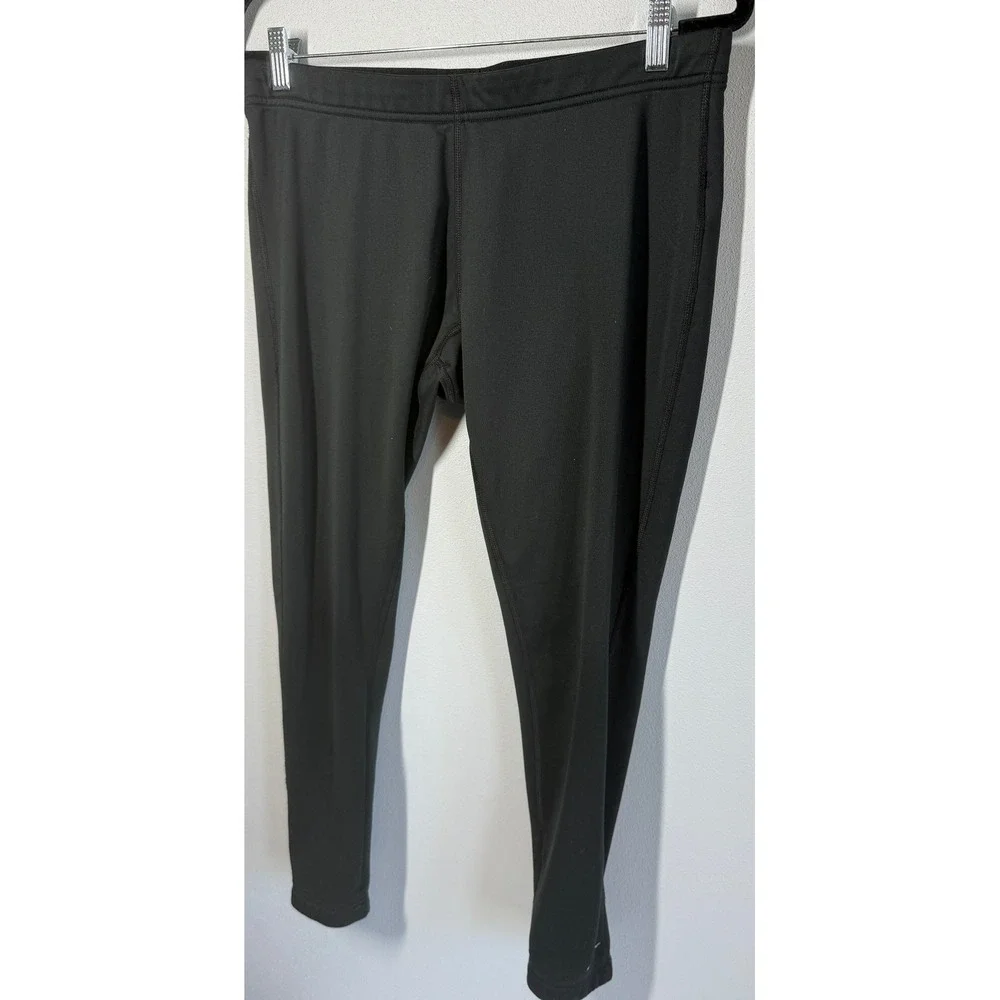 Nike Pro Womens Leggings Size L Black Fit Dry One Therma Fit 7/8 Activewear Run